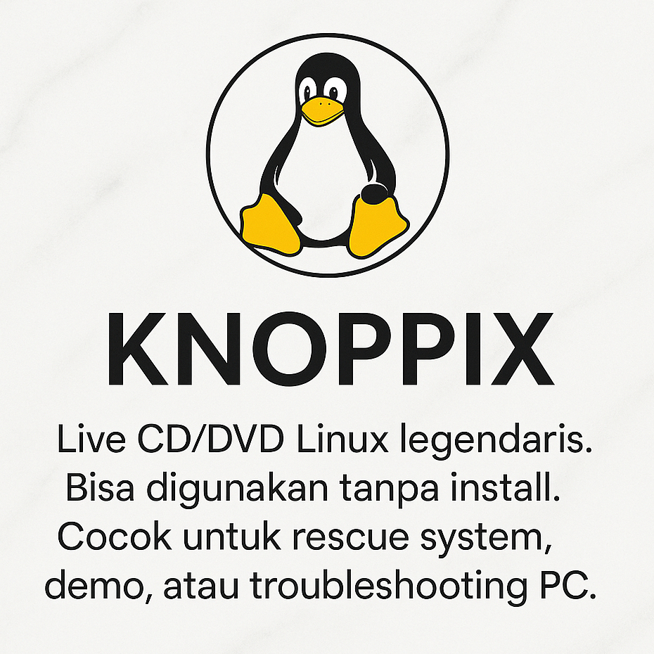 Knoppix Linux OS DVD Installer: Distro L