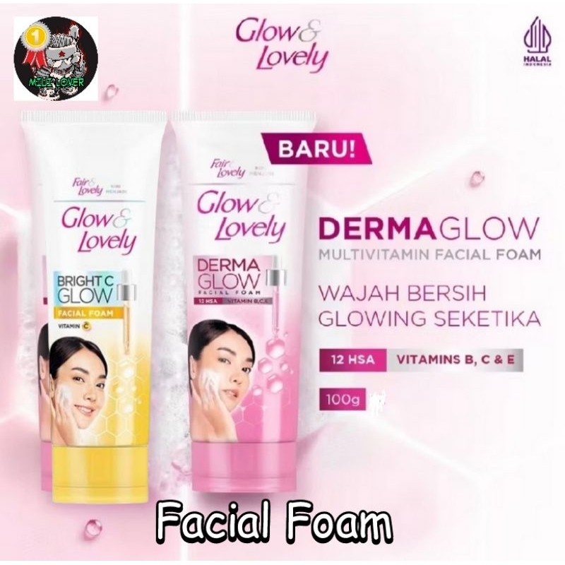 GLOW & LOVELY Multivitamin/ vitamin C Brightening Facial Wash 100g
