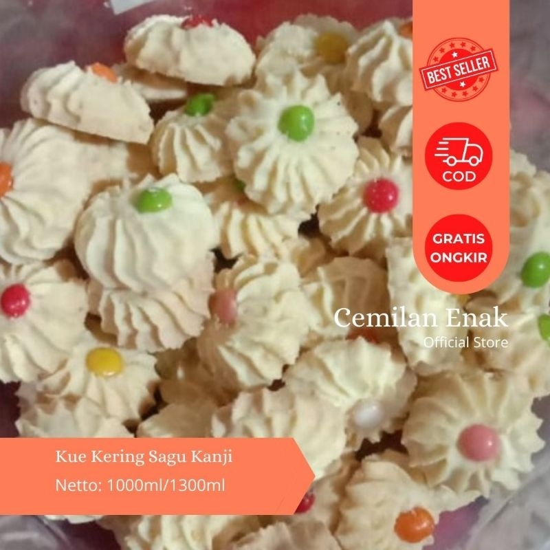 

KUE KERING SAGU KANJI GURIH RENYAH TOPLES TABUNG