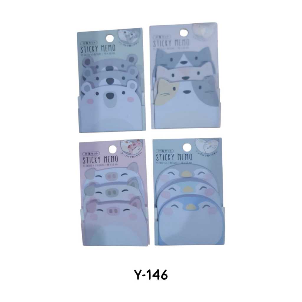 

Sticky Notes Bentuk Lucu Memo Tempel Fancy