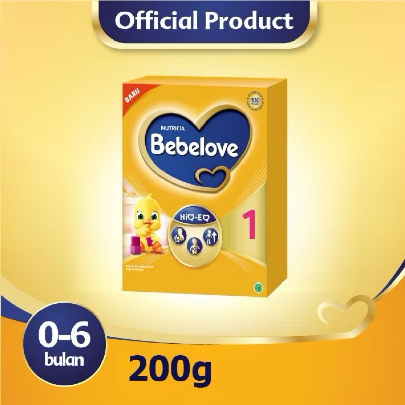 

BEBELOVE 1 200 gr | Untuk Usia 0-6 bulan