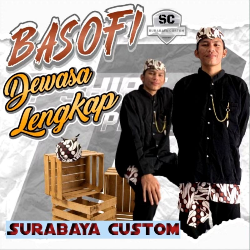 BAJU ADAT BASOFI BAJU ADAT JAWA TIMUR BAJU BESKAP BAJU KARNAVAL
