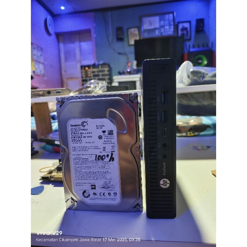 Mini PC HP core i3 6100T 8GB SSD 128GB