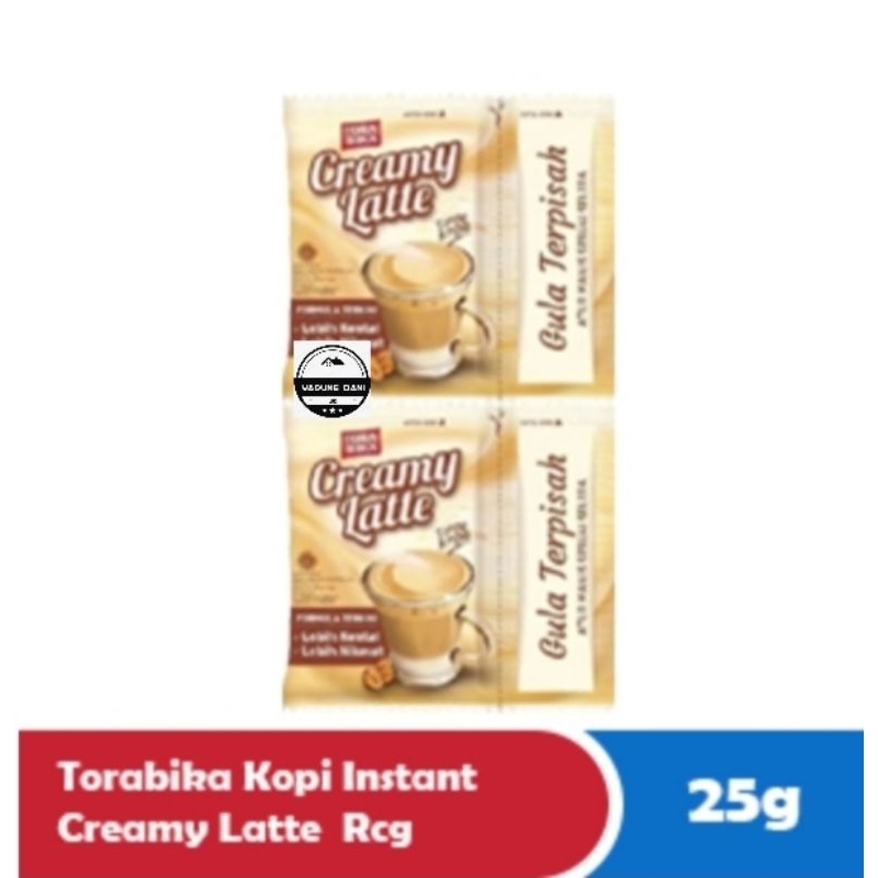 

Kopi Torabika Creamy Latte Minuman Kopi Bubuk Instan |1Sachet|1Rcg 10x25g
