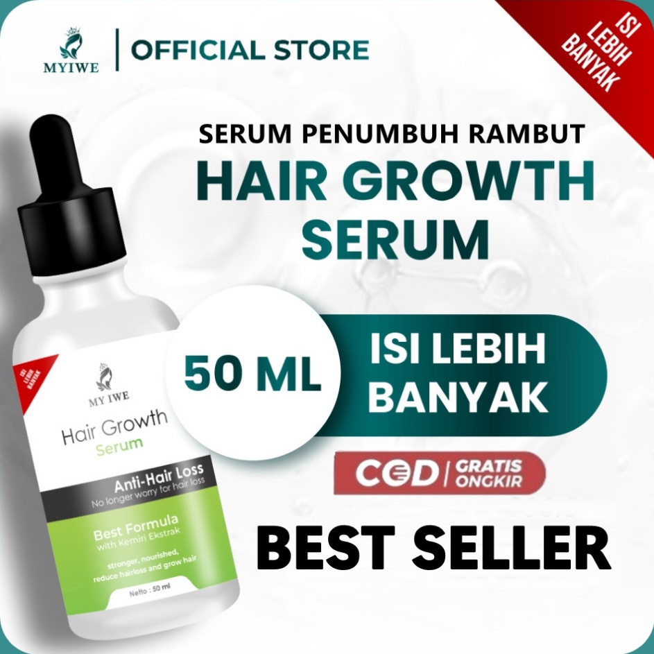 My iwe Hair Growth Serum Penumbuh Rambut Botak dan Cegah Rontok
