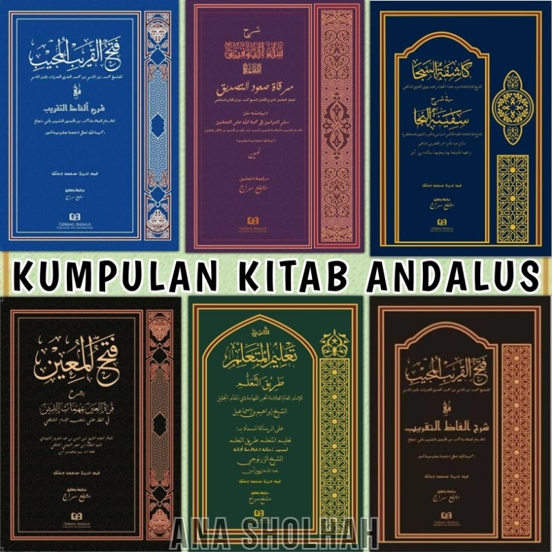 Kumpulan Kitab Kuning Andalus, Syarah Safinah Kasyifatus Saja Kasyifah, Syarh Taklimul Mutaallim, Fa