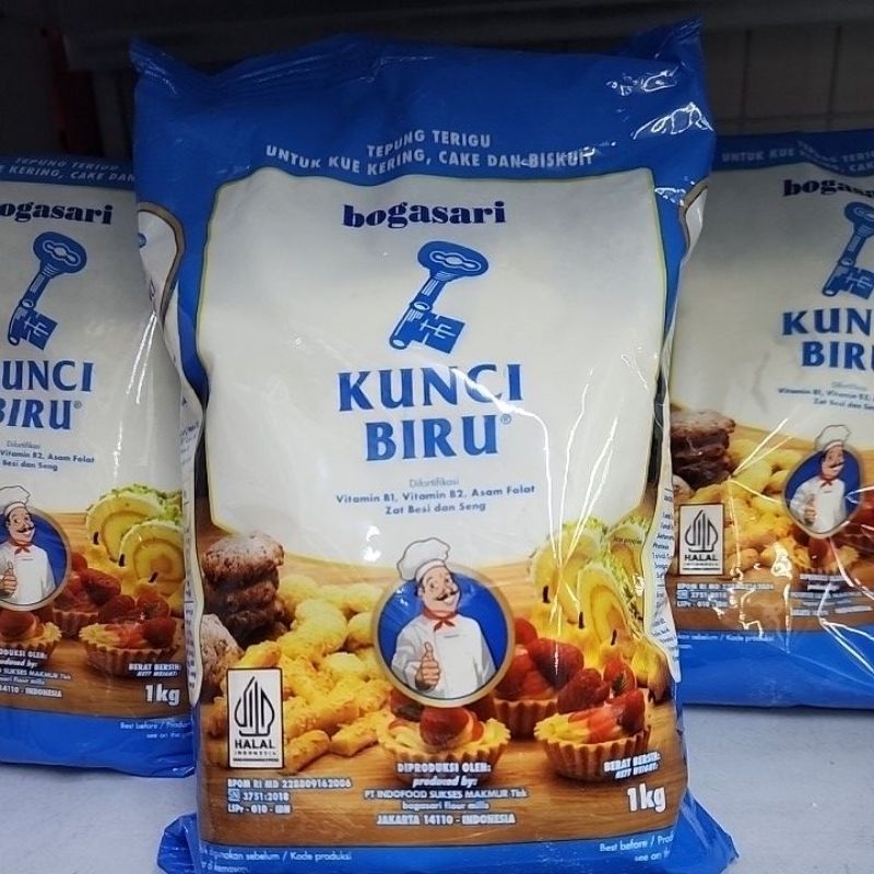 

tepung terigu kunci biru
