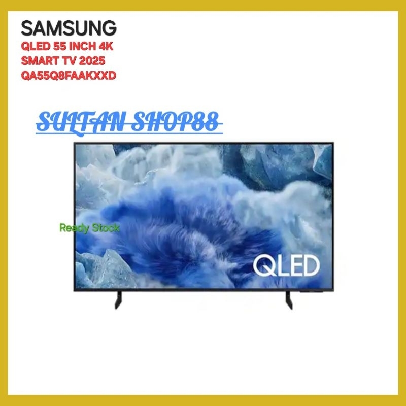 SAMSUNG QLED 55 INCH 55Q8F 4K UHD VISION AI SMART TV I SAMSUNG SMART TV 55Q8F QLED 2025