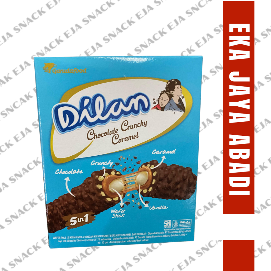 

DILAN CHOCOLATE CRUNCHY CARAMEL WAFERS STIK 24g