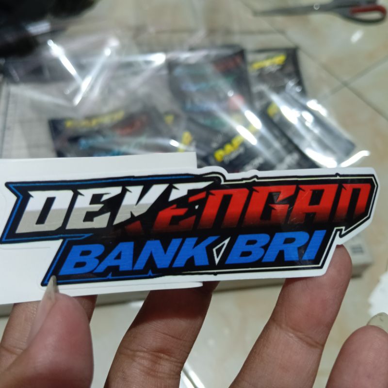 

STIKER DEKENGAN BANK BRI