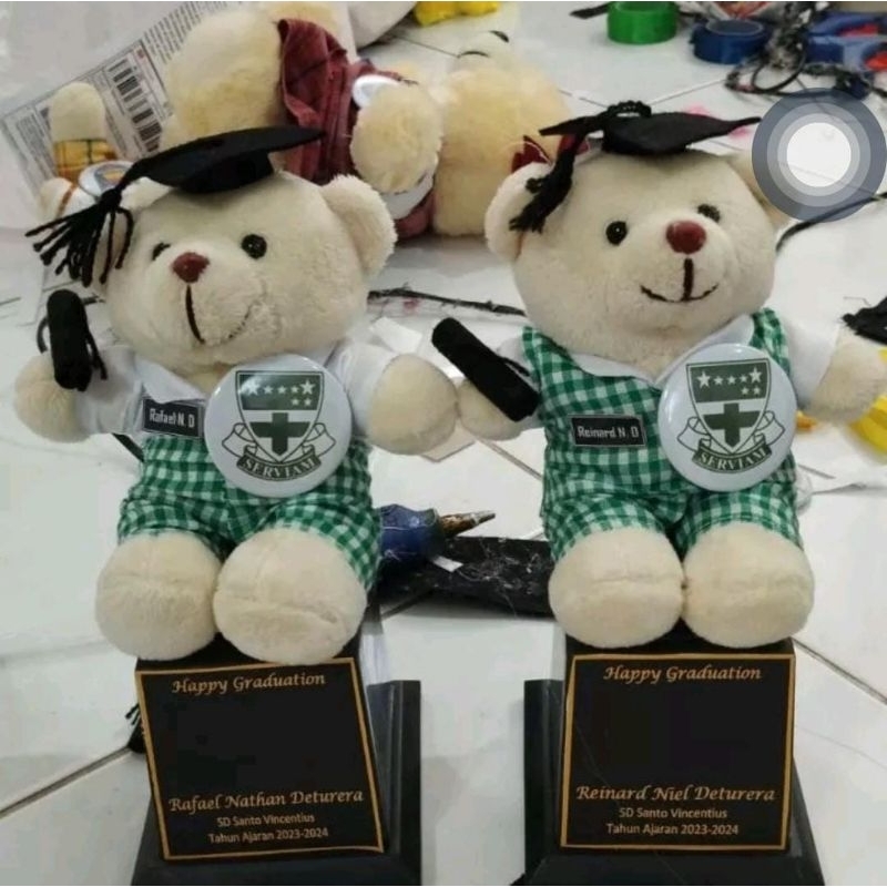 Piala Boneka Seragam Sekolah St. Ursula Custom Nama
