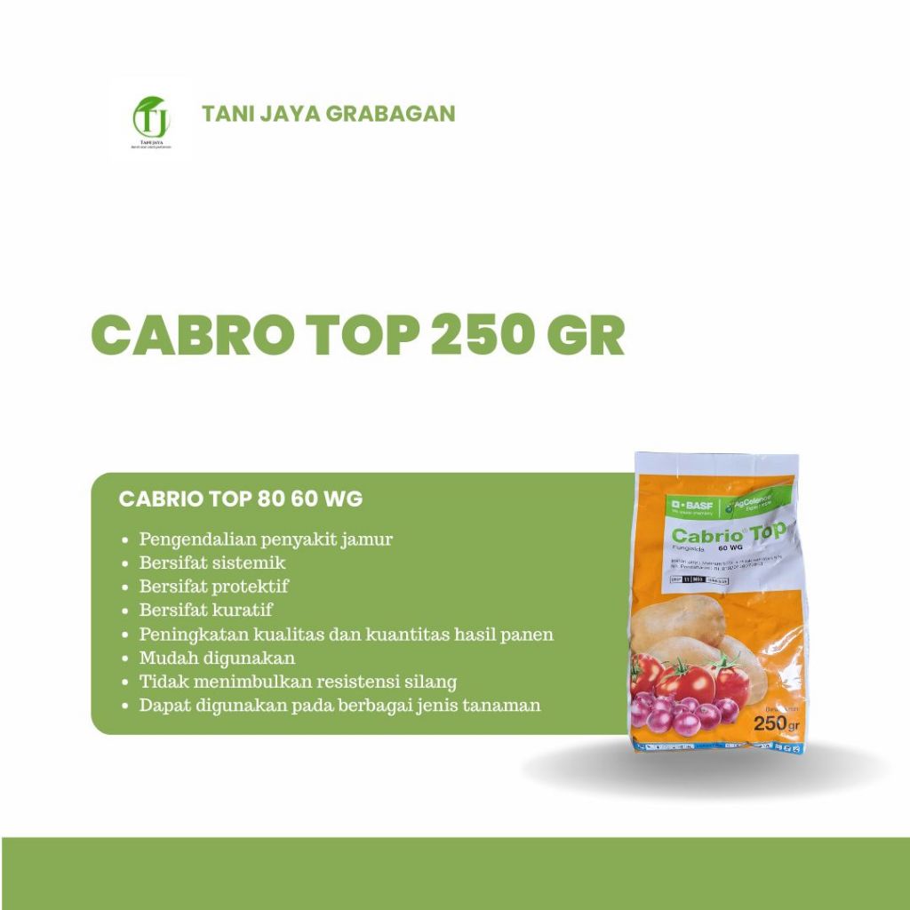 FUNGISIDA CABRIO TOP 250GRAM
