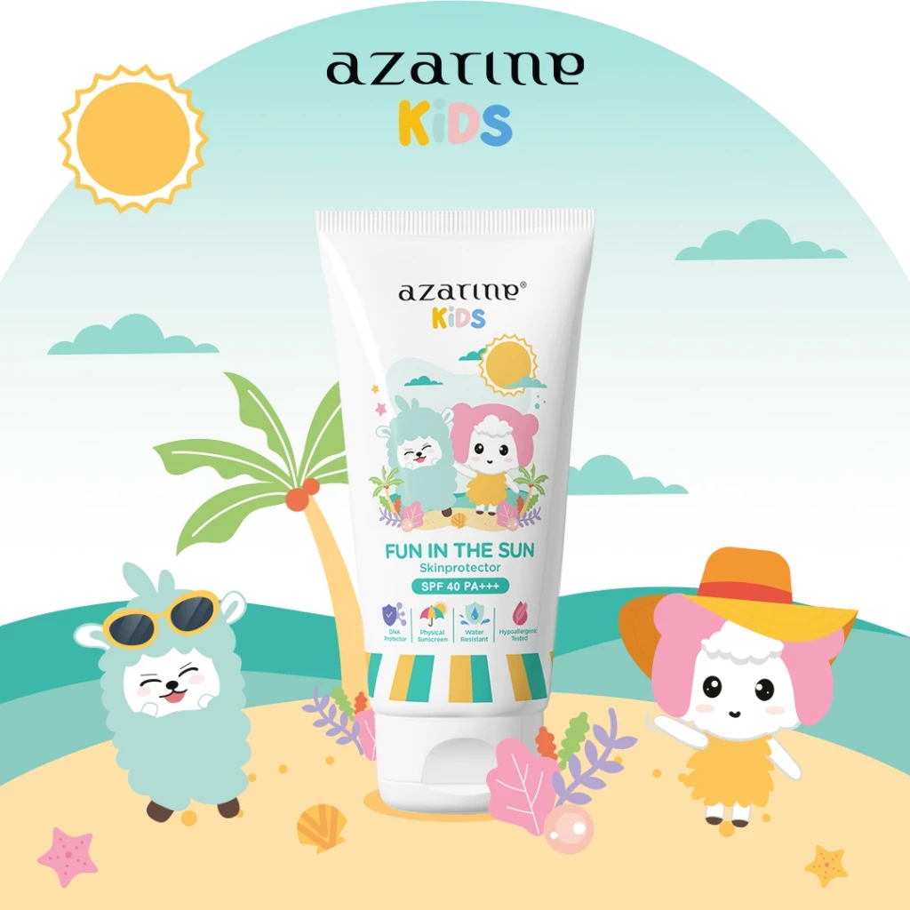 ❤️CitraCosmetic❤️ Azarine Kids Fun In The Sun Skinprotector Sunscreen Spf 40 PA+++ 40 mL
