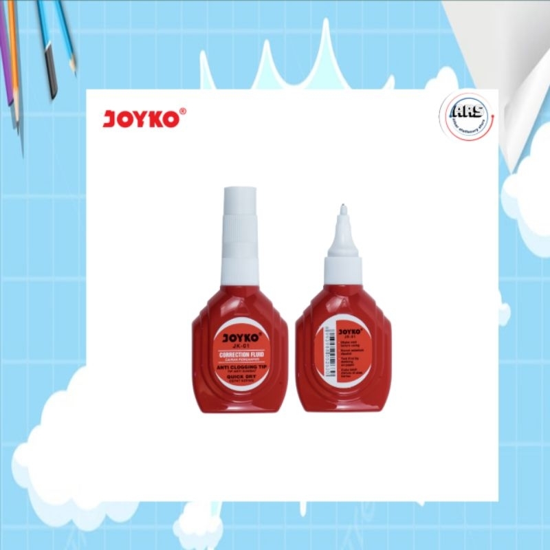 

TIPE-X CAIR JOYKO JK-01 MERAH PER PCS