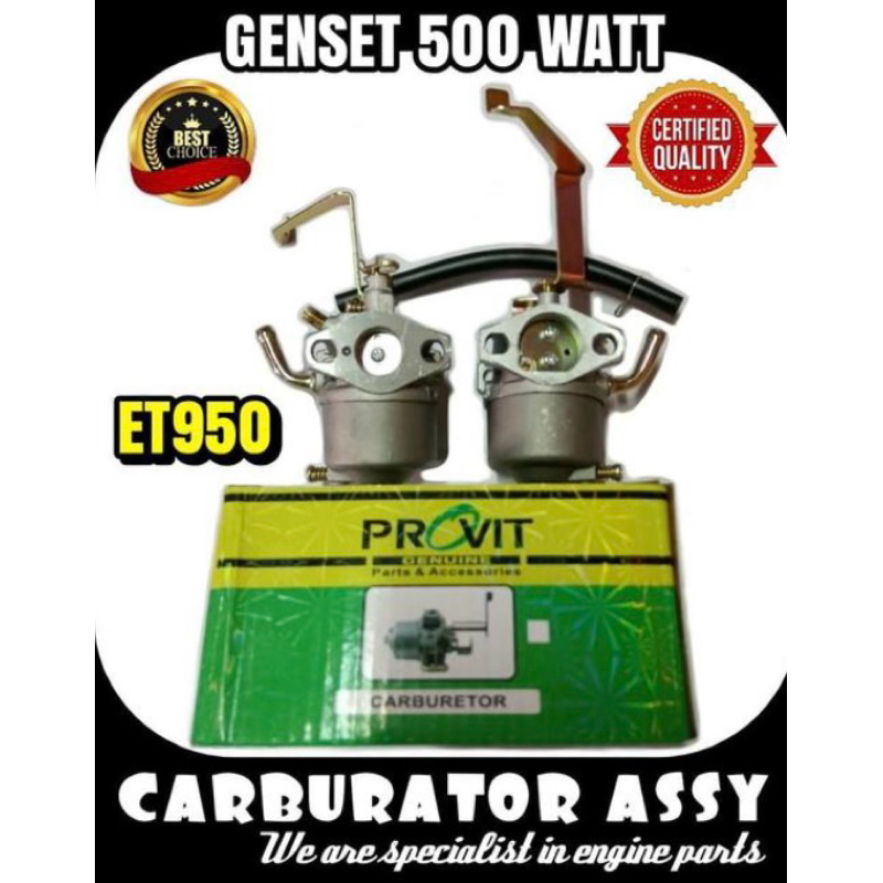 ET950-KARBURATOR genset 750watt (2TAK) bensin campur