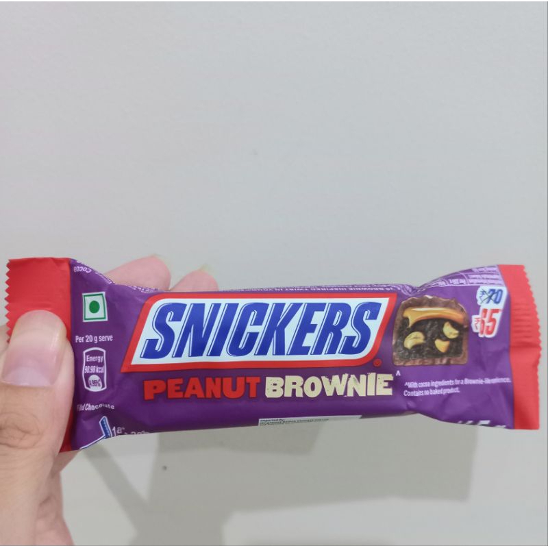 

snickers peanut brownie 20 gr (READY)
