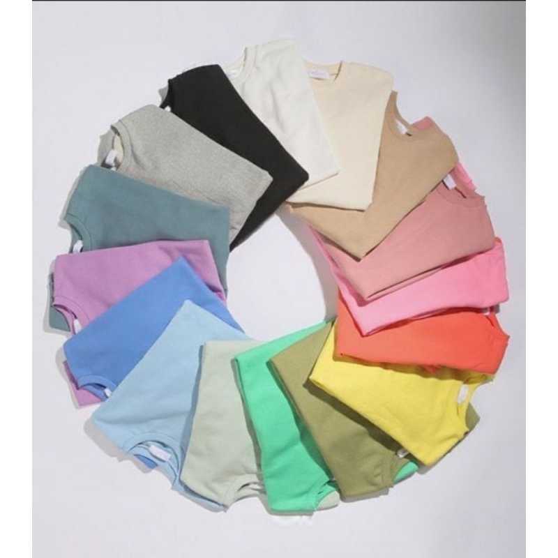 kaos polos 24s bahan cotton combed