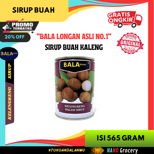 

Bala Longan Isi 565 Gram | 100% Original Kelengkeng Sirup