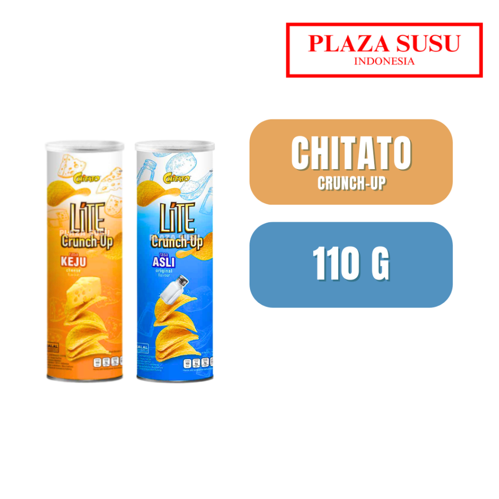

CAMILAN KENTANG CHITATO LITE KALENG POTATO CHIPS CRUNCH-UP CHEESE/ASLI ORIGINAL