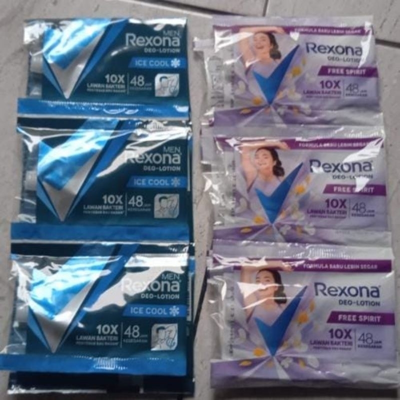 Rexona Deodorant 1renteng isi 12 sachet