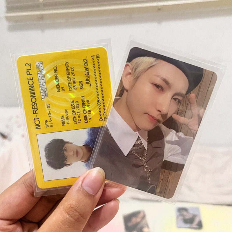 pc renjun rollin & jungwoo id card | nct resonance reload