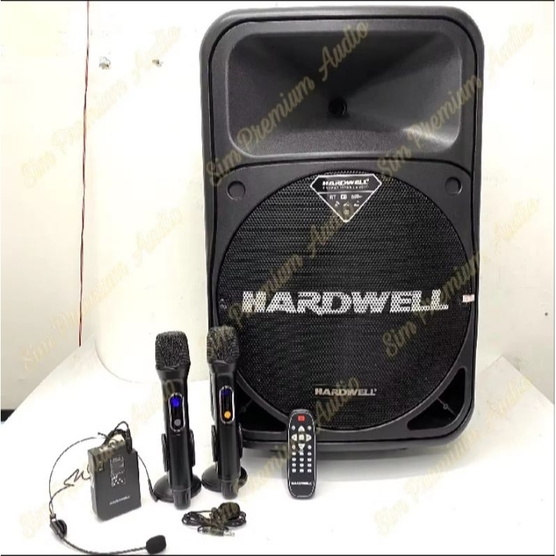 Speaker aktif hardwell powerfull 12pro speaker portable hardwell powerfull 12 pro