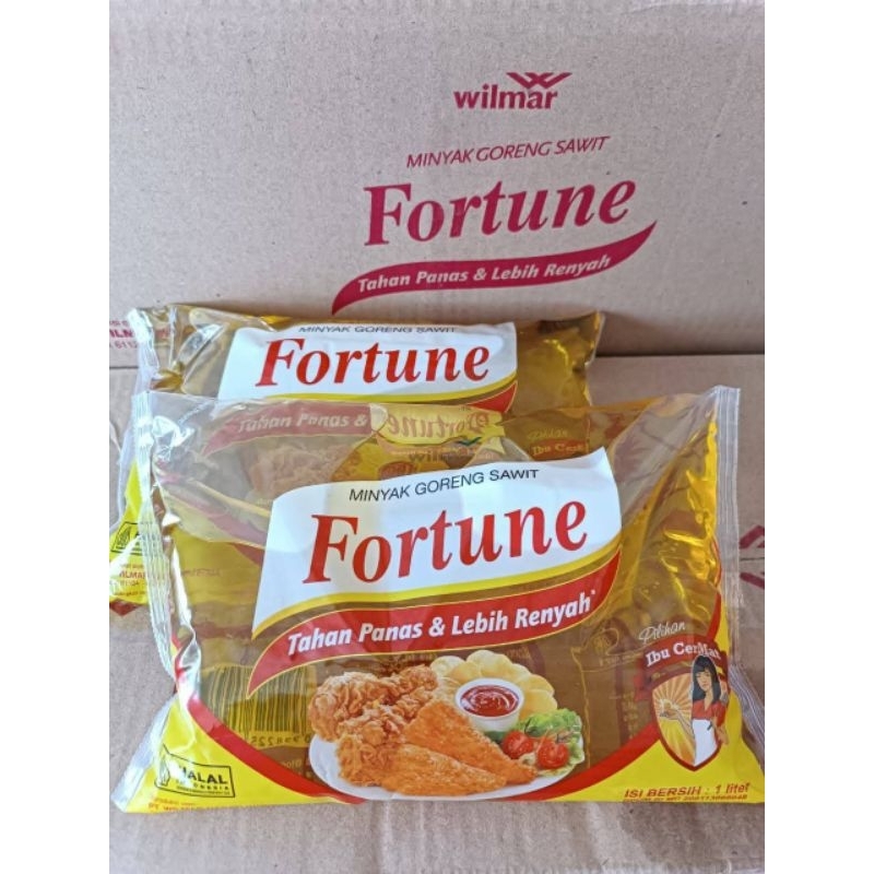 

Minyak goreng FORTUNE bantal kemasan 1 liter