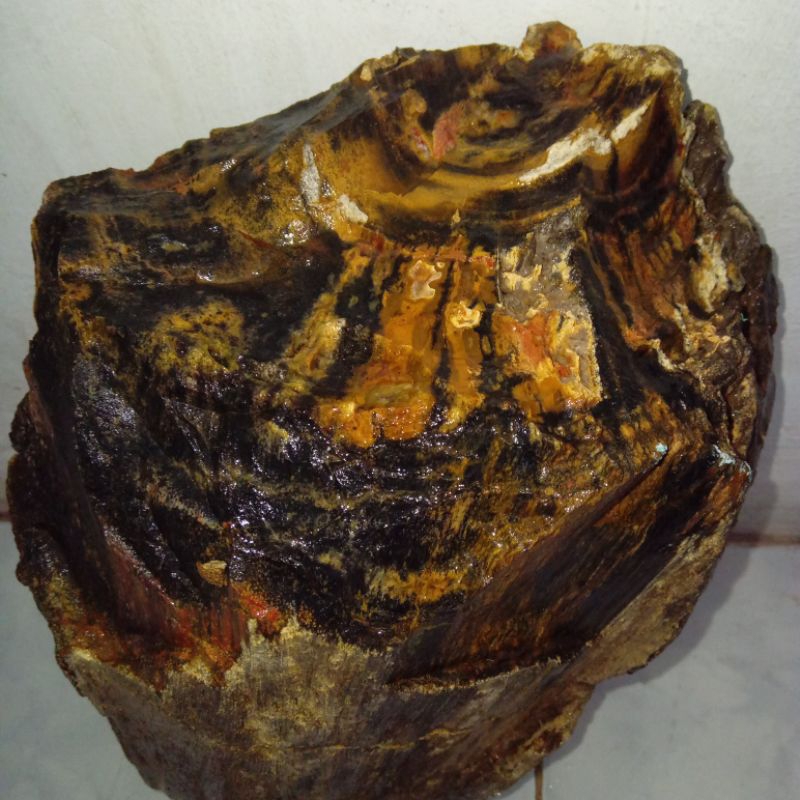 Natural Bahan Batu Bulu Macan Sumatera Langka Limited Edition