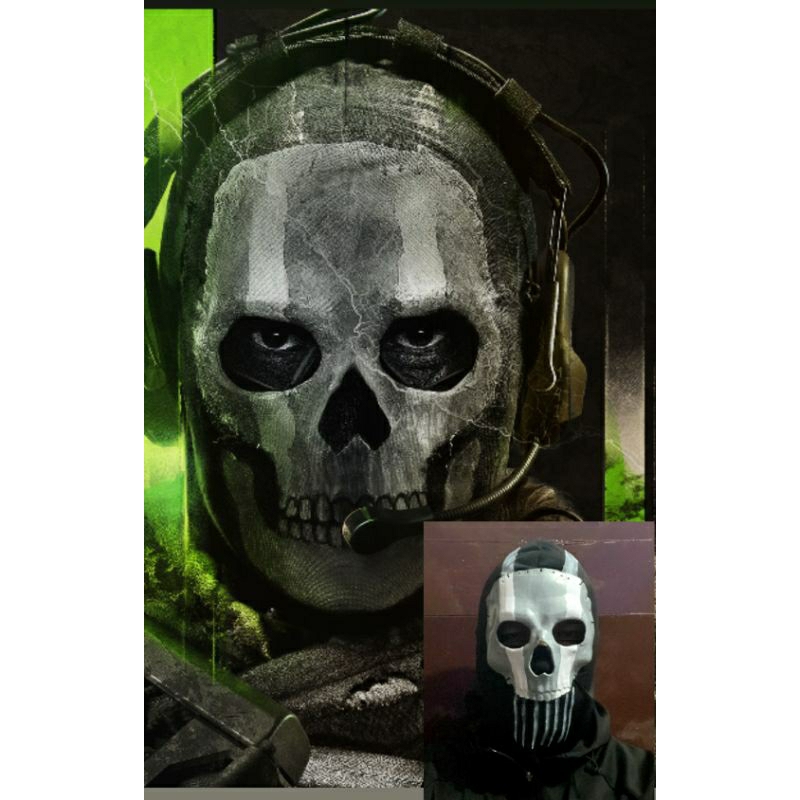 Masker Motor Topeng Call Of Duty/ Topeng  Tengkorak/ Masker Tengkorak