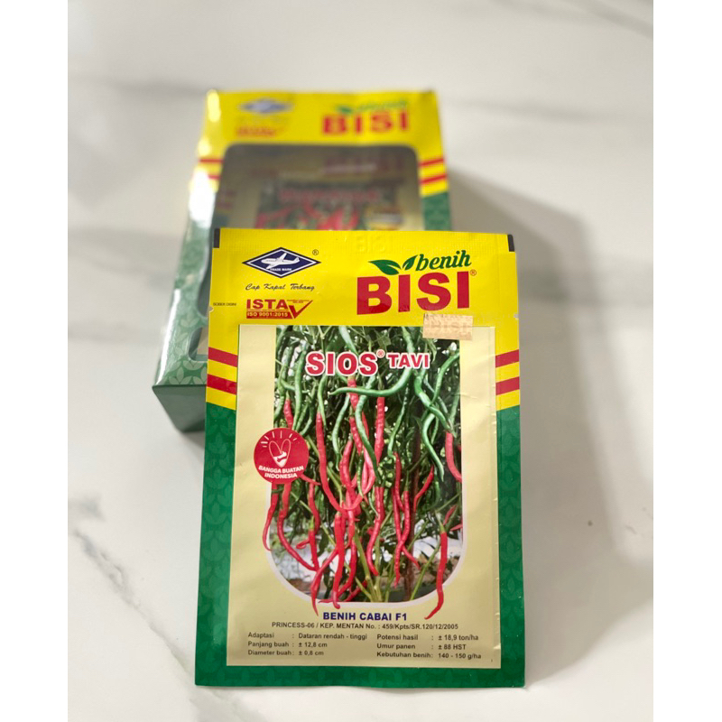 Benih Cabe Keriting  "Sios Tavi" (KEMASAN BARU)