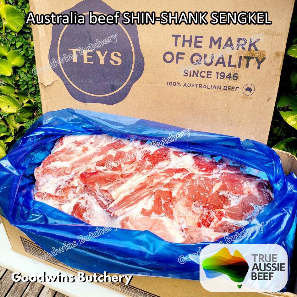 

Beef SHIN SHANK SENGKEL | Australia Kilcoy Teys Diamantina | Brazil Friboi | daging sapi sengkel frozen WHOLE CUT