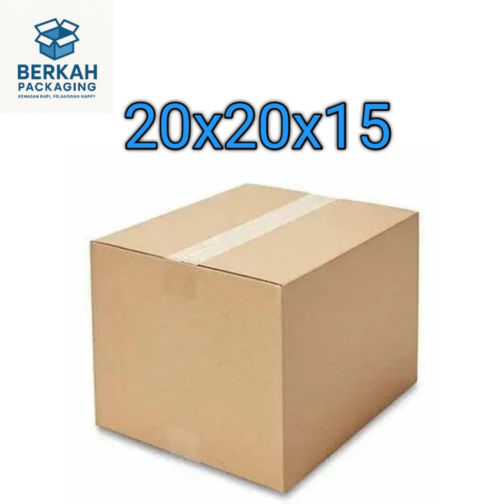 

kardus packing 20x20x15 | kardus baru | packing olshop | termurah