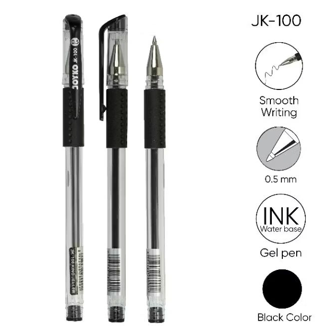 

Pulpen Gel Joyko Hitam JK-100NT