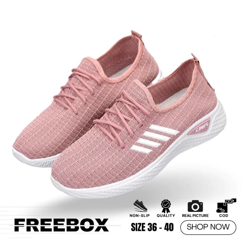 Sepatu Sneakers Garis / Sepatu Sneakers Wanita Garis, menu 02, SW05 SW05N