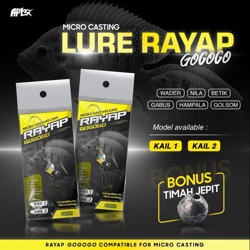 UMPAN RAYAP GOGOGO / RAYAP LURE / UMPAN CASTING