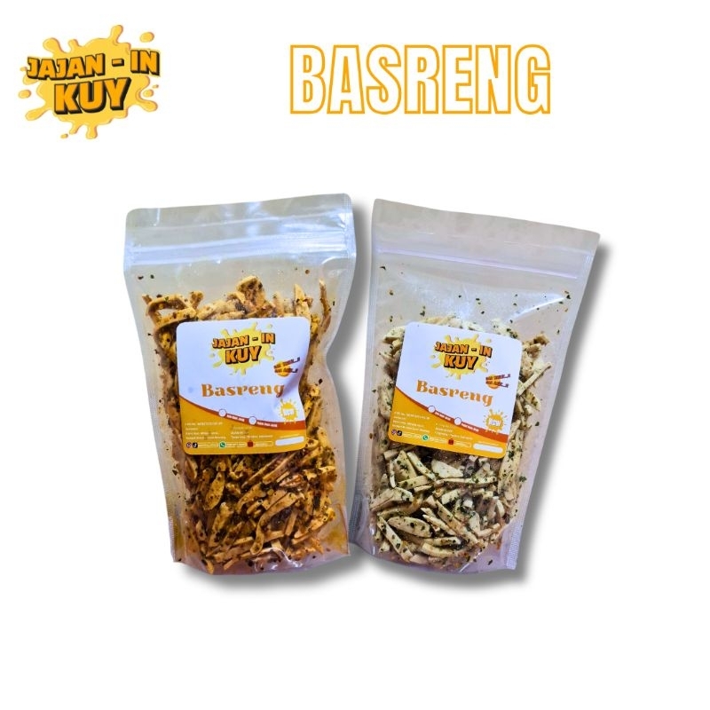 

Basreng Jajanin Kuy Asin/Pedas Daun Jeruk 220g