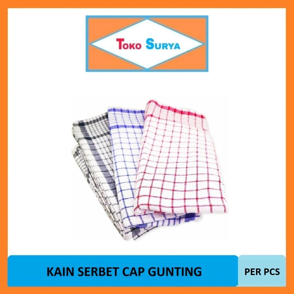 Kain Serbet Cap Gunting