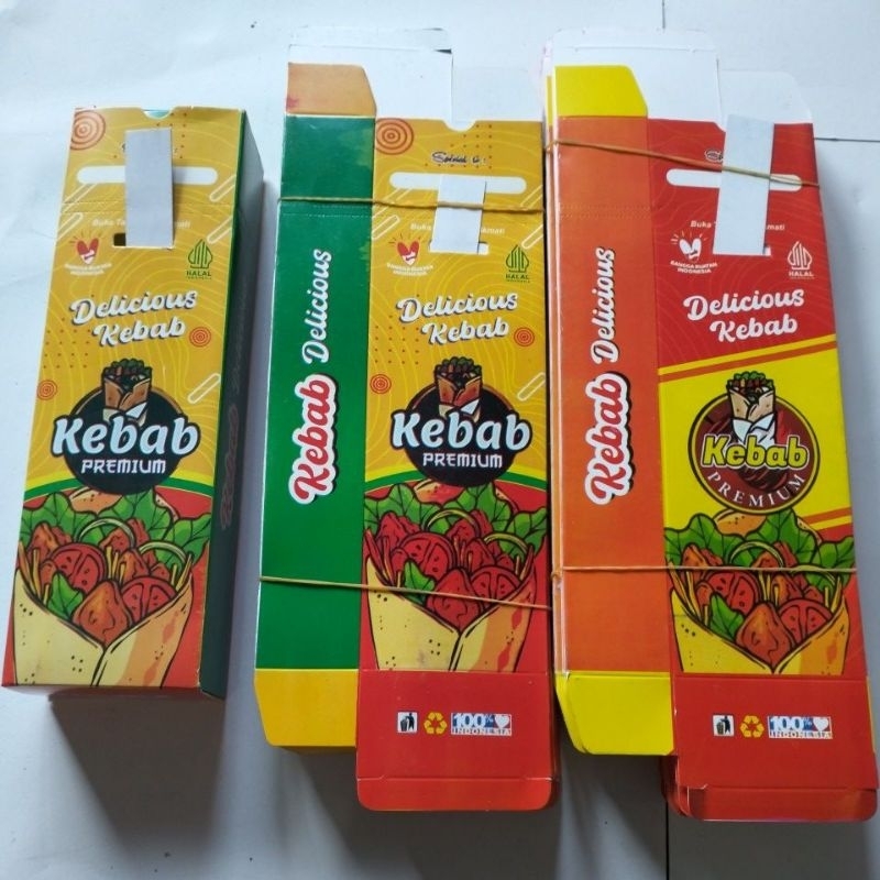 

Bungkus Kebab Kotak Premium Ukuran 22x6x4cm isi 100 Lembar