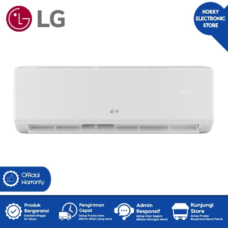 LG H-05TN4 AC 1/2 PK Standard LG New Herculer AC Split 1/2 Pk R32 370 Watt Garansi Resmi LG Indonesi