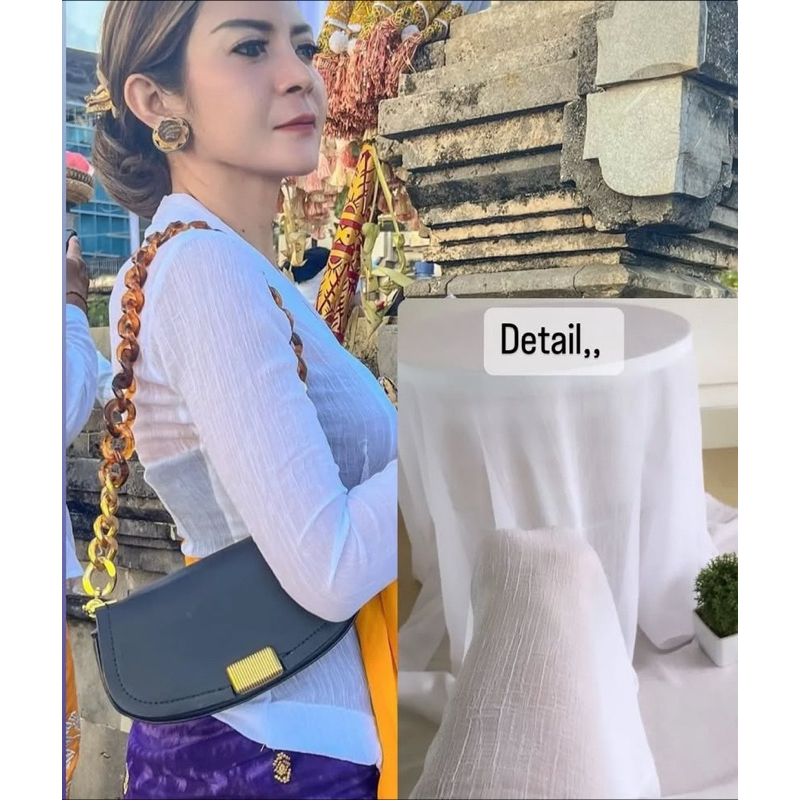 Kain sifon sparkle/kain sifon /kebaya bali/bahan kain sifon sparkle/ Kebaya jadi sparkle