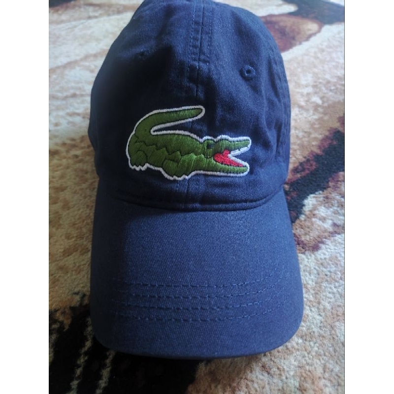 Topi Lacoste Second Branded Ori Big Logo