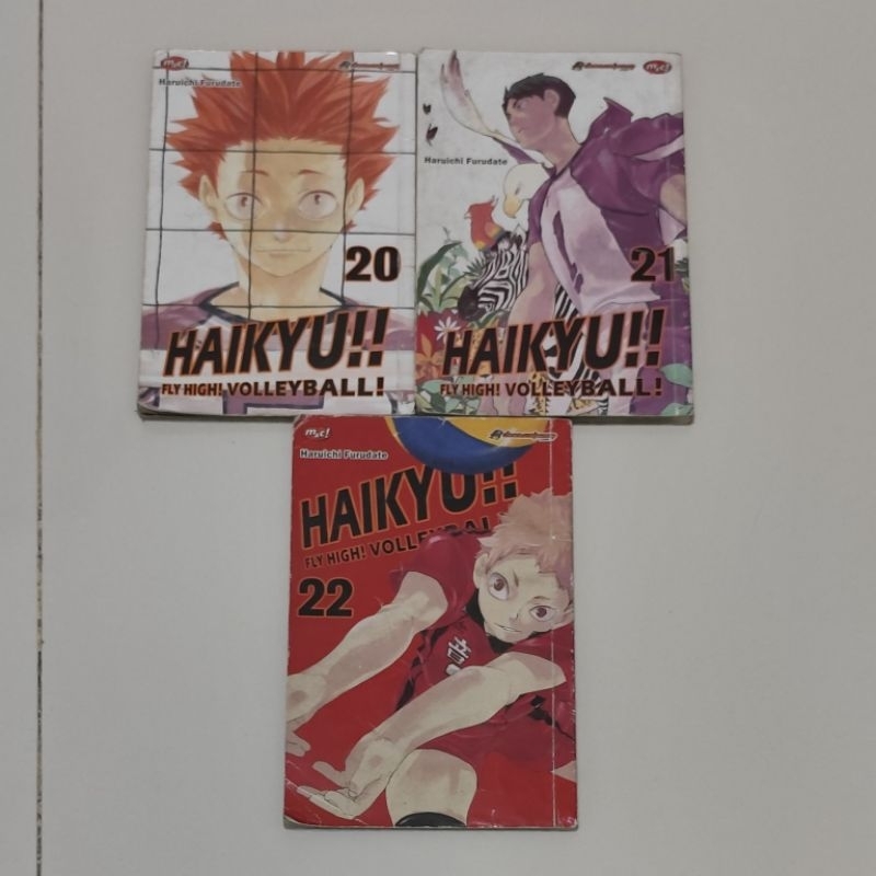 [SECOND] Komik Jepang/Manga HAIKYUU Volume 20, 21, 22
