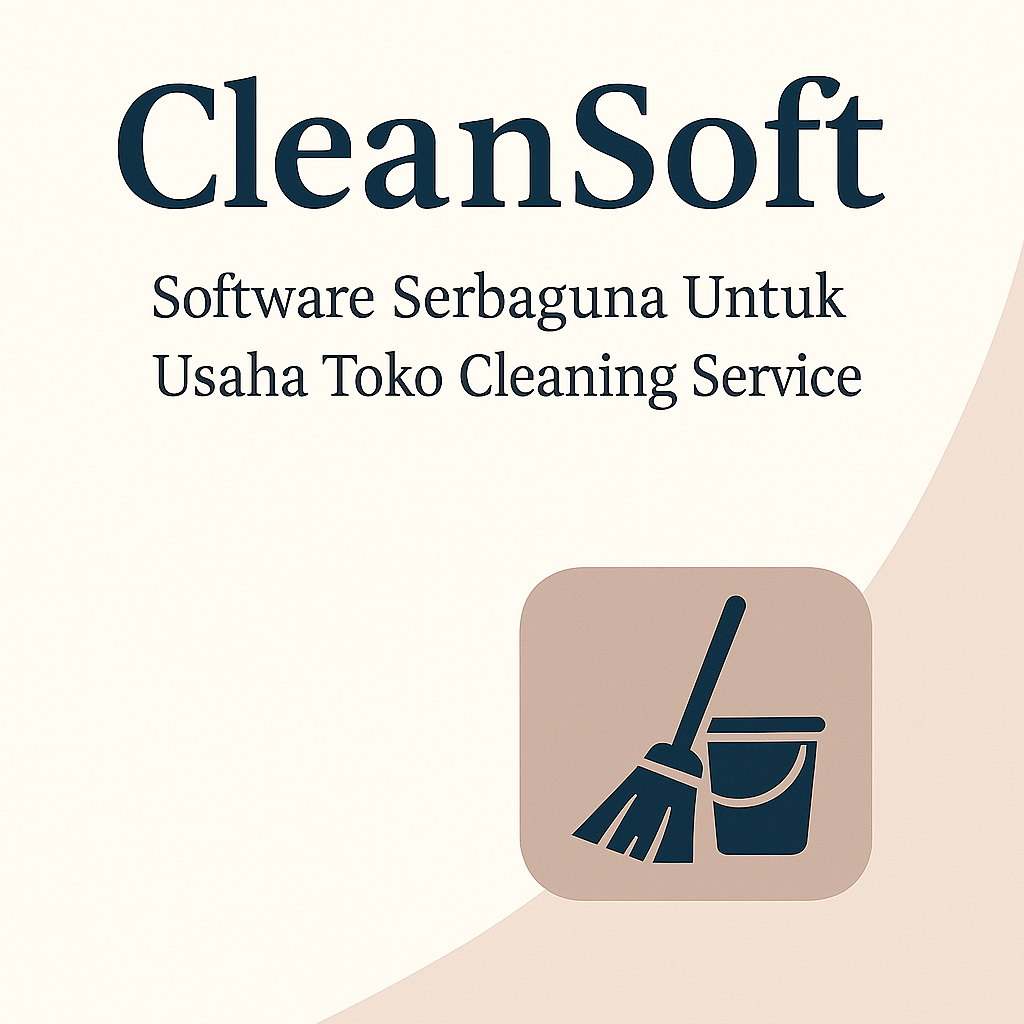 CleanSoft Toko Cleaning Service - Software layanan bersih rumah & kantor