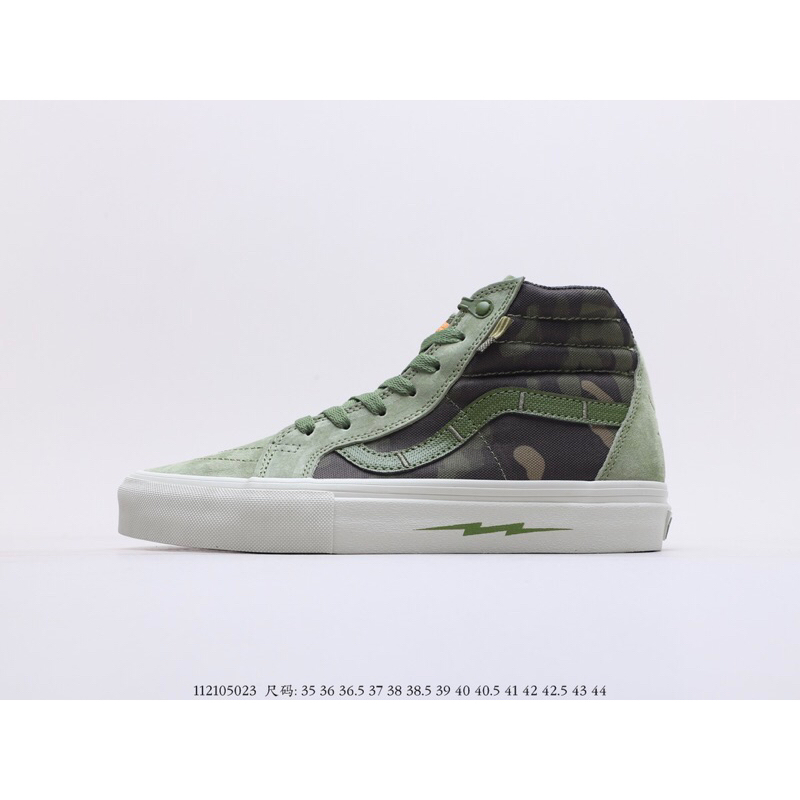 Vans Sk8 High Notchback Defcon Multicam Green Camo
