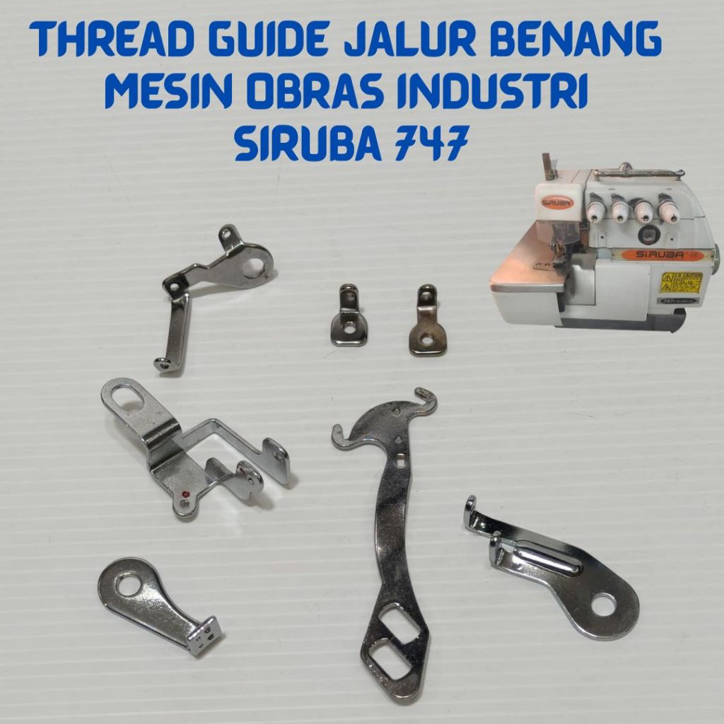 747 Jalur Benang Set Siruba Benang 4 Mesin Jahit Obras Industri