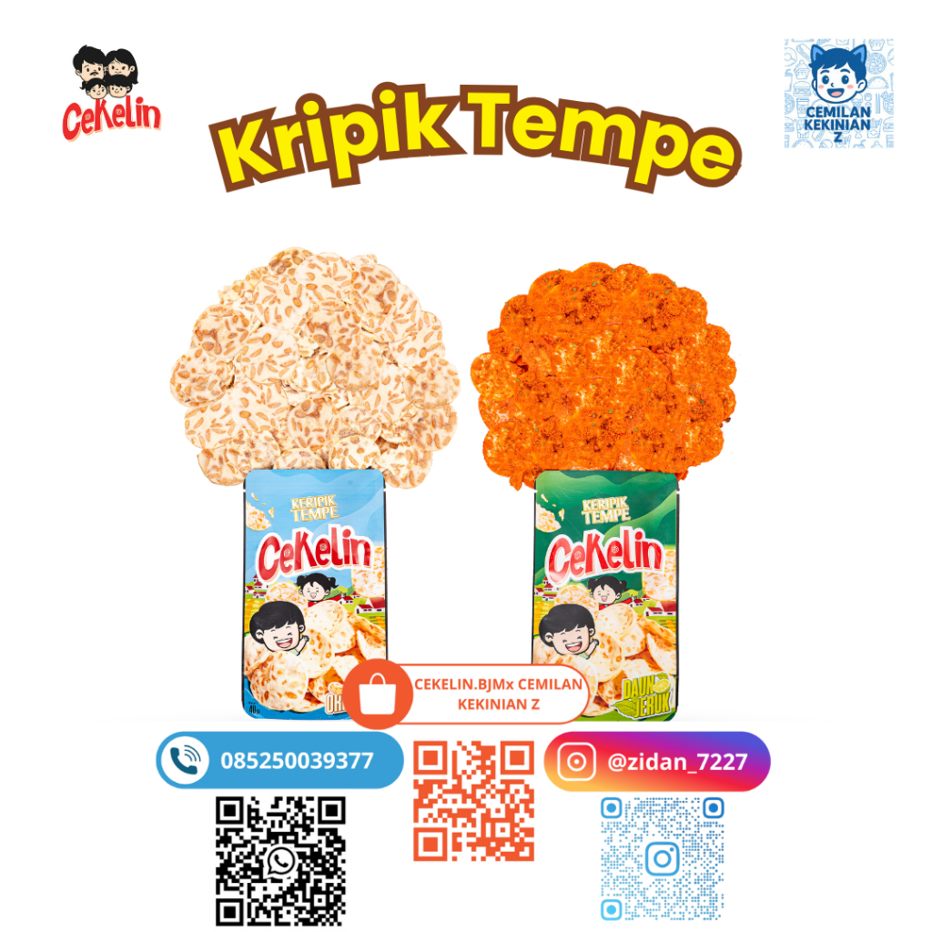 

CEKELIN (CEmilan KELuarga INdonesia) keripik tempe