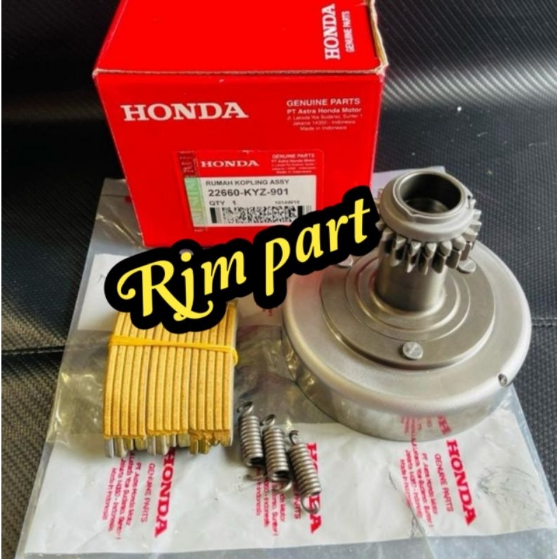 Lonceng Rumah Ganda KYZ+Kampas Ganda Only Honda Supra x 125 fi New/Supra x 125 Helm in fi/Blade 125 