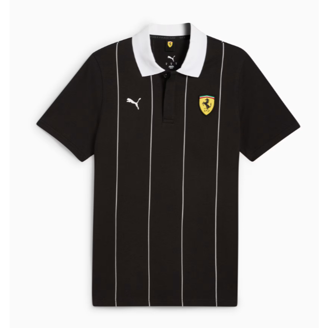 Kaos Casual Ferrari Race Premium Polo PUMA Black 630209 01