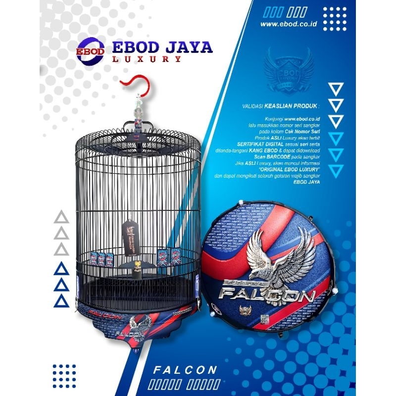 FALCON TERLARIS  Sangkar murai ebod jaya indonesia / ebod jaya luxury / ebod premium  quality  no 2 