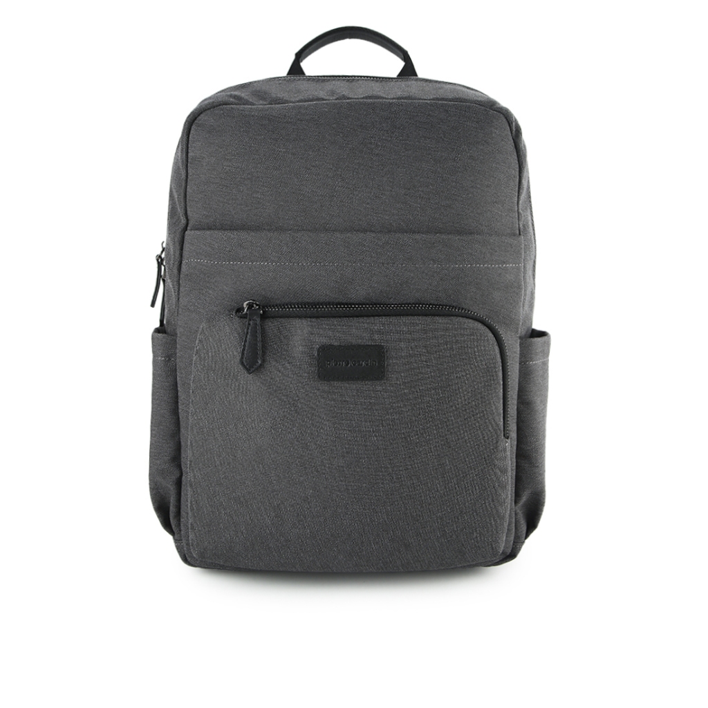 Pierre Cardin Tas Ransel Backpack Tas Punggung Kanvas Hitam 9112832103BLA-Black